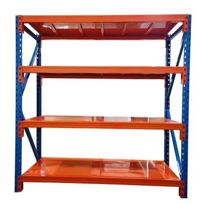 China Warehouse Medium Duty Racking Galvanized Pallet Rack Customizable Color for sale