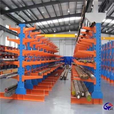 China 36-48 polegadas Rack de cantilever de dois lados 1500kg Carga para armazenamento pesado à venda