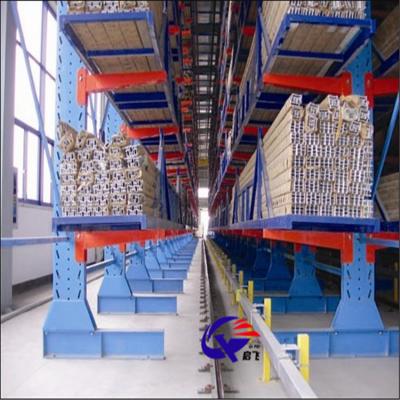 China Antirust Cantilever Warehouse Racking With 24 Inches Arms Single / Double Sided for sale