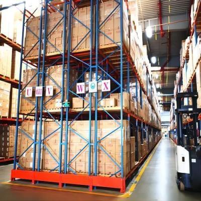 China Heavy Duty Double Deep Selective Pallet Rack voor opslagoplossing in magazijnen Te koop