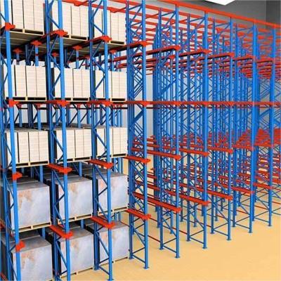 China High Capacity Drive-in Rack For 1200*1200*3600 Pallets In Industrial Warehouse Storage à venda