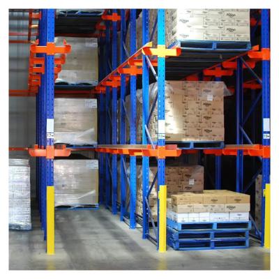 China Heavy Duty Warehouse Storage Steel Drive In Racking With CE ISO Certificate for sale