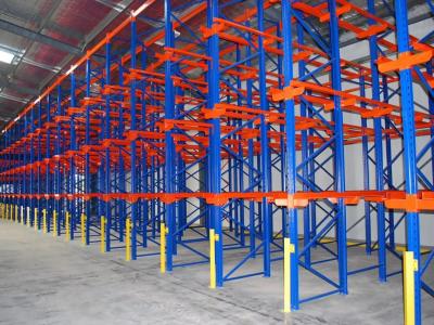 중국 Customizable Heavy Duty High Density Drive In Storage Racking With CE ISO Certification 판매용