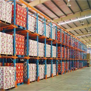 China Customized Drive In Pallet Storage Racks For Easy Serviceability for sale