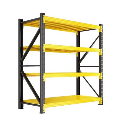 China Industrial Adjustable Medium Duty Steel Storage Shelves for Garage Warehouse for sale