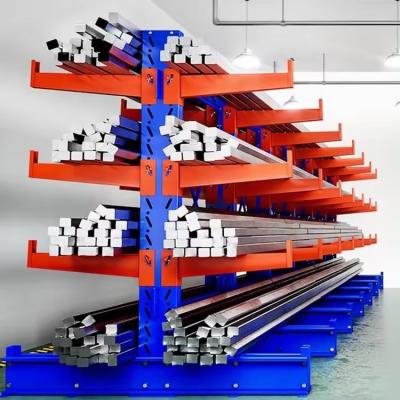 China Industrial Cantilever Warehouse Racking , H Beam Cantilever Rack Single double sided for sale