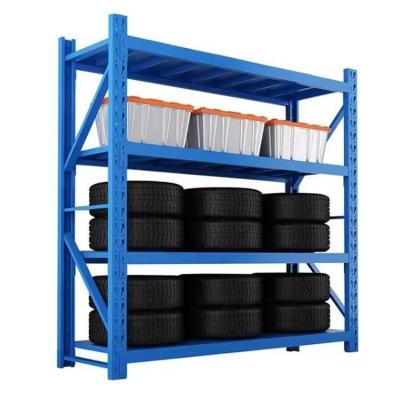 China Medium Duty Racks Shelves For Warehouse Logistic Center Made Of Customized Steel Te koop