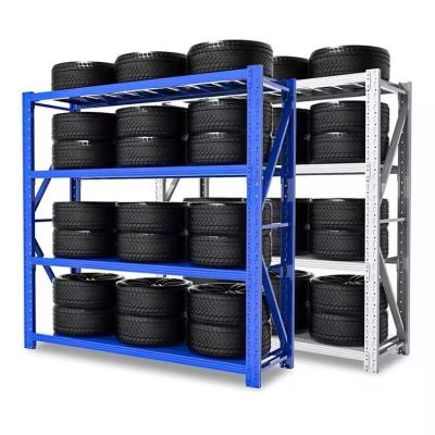 China Racking Multi-Usage Metal Medium Duty Pallet Shelves For Wheels Tires Tyres Te koop