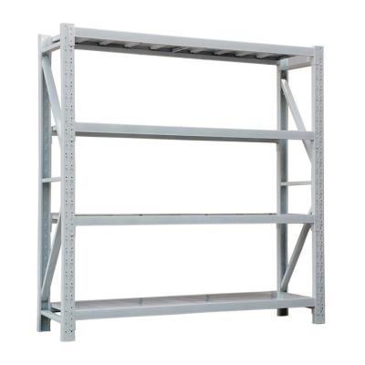 China Medium Duty Warehouse Store Rack Shelf 3 Year After-sales Service for sale