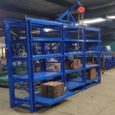 중국 Customized Warehouse Drawer Mold Racking Shelves QIFEI-Mould Rack With 500kg Capacity 판매용