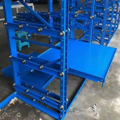 China Height 0-5m Customized Color Pallet Racking Injection Mold Storage Racks 2000*600*2000 Te koop