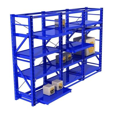 China 1000 Capacity Q235 Adjustable Drawer Type Mould Rack With Customized Design And Color Te koop