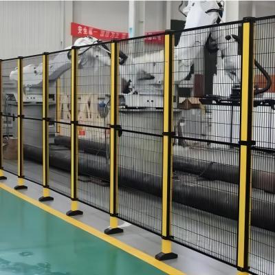 China Mechanical Guardrail Warehouse Equipment Protection Floor Isolation Net Height 0-5m for sale