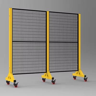 China Closed Open Iron Wire Mesh Guard Workshop Isolation Fence Equipment For Robot Barrier Te koop