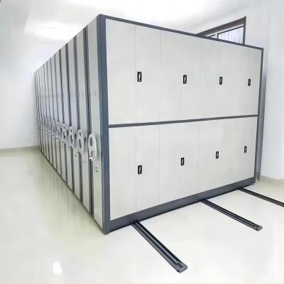 China Fixed Mobility Electric Movable Racking for File Library Heavy Duty Storage Pallet Rack for sale