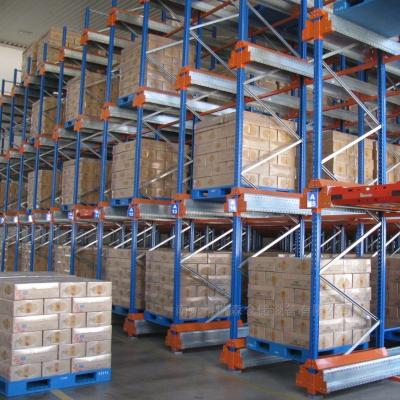 China Heavy Duty Drive-in / Drive Through Rack For 150kg Capacity Closed Open In Warehouse à venda