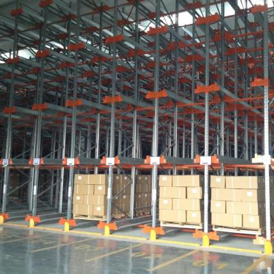 China 800*800*80 Heavy Duty Drive-in / Drive-Through Rack System For High Capacity Warehouse for sale