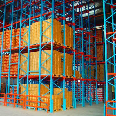 중국 Adjustable Heavy Duty Selective Pallet Racking For Warehouse Storage Organization 판매용