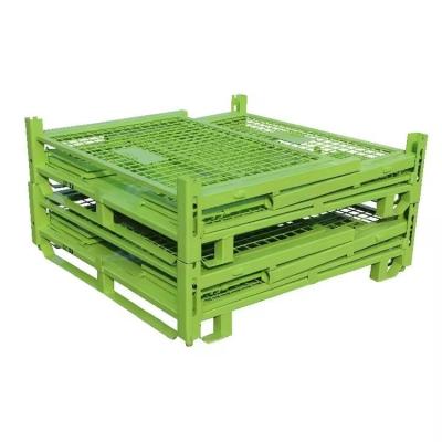 China Customized Warehouse Folding Box with Heavy Duty Collapsible Design and High Capacity Te koop