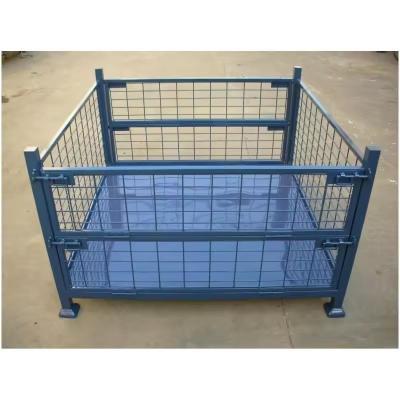 China 2024 Box Type Steel Metal and Galvanized Stackable for Material Common QF-Turnover Box for sale