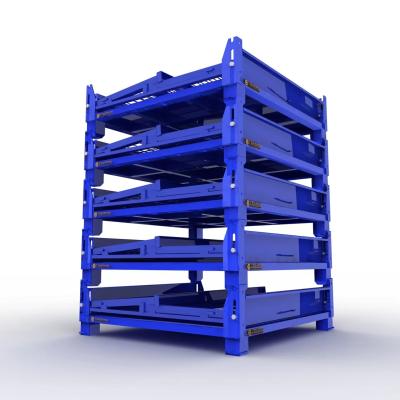 Chine Cage à palettes en acier empilable de 100 à 1500 kg pour un stockage durable à vendre