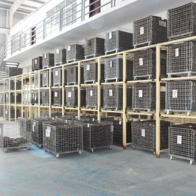 China Common Metal Wire Mesh Storage Containers for Manufacturing Exporting in Large Size Te koop