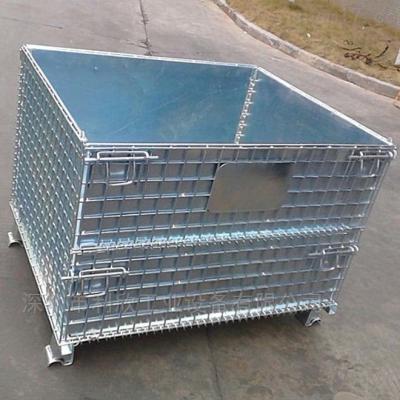 China 80.000kg Package Gross Weight Cage Container For Pallet Closed Open for sale