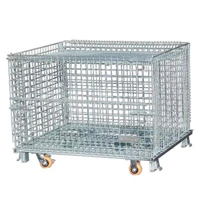 China Manufacture Supply Collapsible Metal Wire Mesh Storage Cage For Customized Height 0-5m à venda