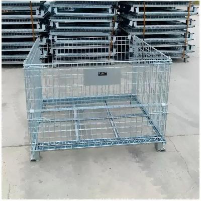 China Conventional Galvanized Wire Mesh Container For Cargo Transport And Storage Solutions à venda