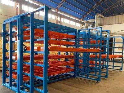 China Steel Drawer Structure Heavy Duty Sheet Racks For Rolling Out Plate Layer Panels à venda