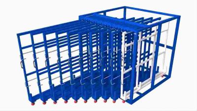 중국 Vertical Roll Out Sheets Drawer Racking Package Gross Weight 100.000kg Customized 판매용