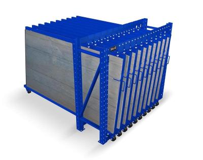 China Heavy Duty Roll Out Sheet Drawer Rack For Steel Sheets Storage Customized Design à venda