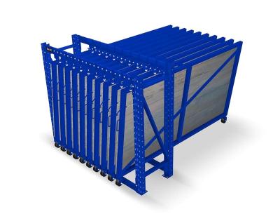 China Customized Metal Sheet Roll Out Rack For Cleaning Workshop Package Gross Weight 100.000kg for sale