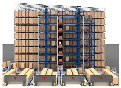 China Warehouse Heavy Duty QF-ASRS Automated Storage And Retrieval System For High Capacity Te koop