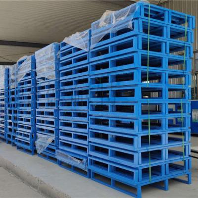 China Q235 Steel Metal Pallet For Heavy Duty Warehouse Inventory Management Te koop