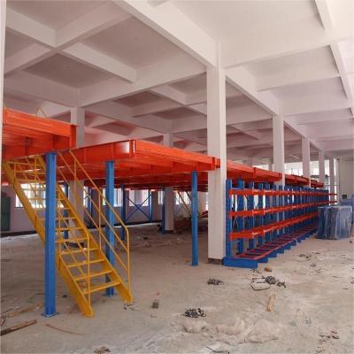 China High Strength Steel Structure Platform Mezzanine Conventional Development For Storage Te koop