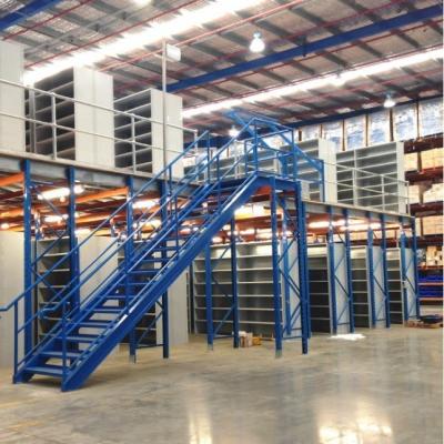 China Steel Structure Drive In Rack Supported Mezzanine System For Manufacture Warehouse à venda