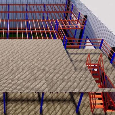 China QIFEI-MEZZANINE RACKING SYSTEM For Industrial Mezzanine Platform Drive In Rack Design à venda