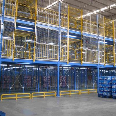 중국 2000*600*2000 Steel Structure Office Mezzanine Racks For Store Multi-Level Racking 판매용