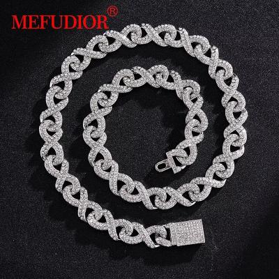 China New Hiphop Fashion 8 Type Cuban Chain Hip Hop Street Style Accessories For Men Jewelry for sale