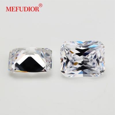 China Color Game Or Fire Wholesale High Quality Radiant Cut D Color GRA Certified White Diamond Stone Moissanite Stone VVS Loose Cut Excellent for sale