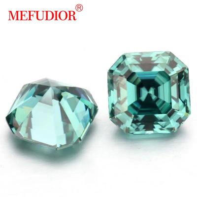 China Color Lab Developed Game Or Fire GRA Asscher Cut D Color Clarity Moissanite for sale