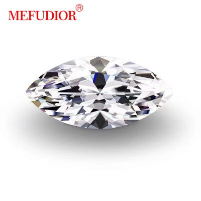 China Hot sale Marquis moissanite diamond-cut D color set or fire color for jewelry making for sale