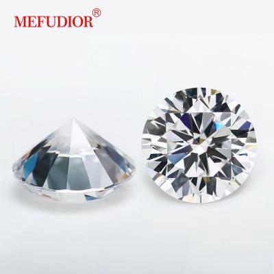 China Top Quality Fire Moissanite Diamond D Color VVS GRA Play or Color Cut Loose Moissanites 1 Carat White for sale