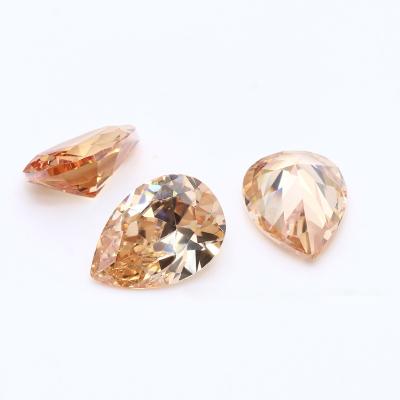 China 2022 UNDETERMINED Cut of Grade Crystal Beautiful Pear for DIY Jewelry Making for sale