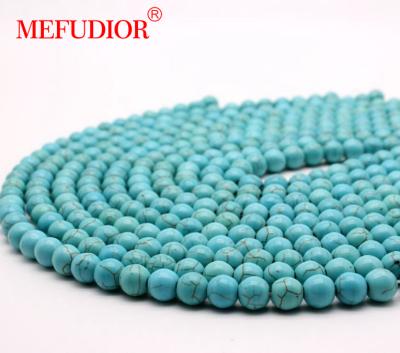 China Other Natural Grade Round Free Shipping Real Genuine Stone Pearl Turquoise for sale