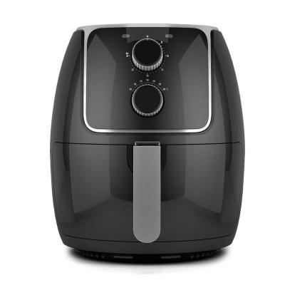 China Professional Hot Air Temperature Control Household Manufacturing Air Fryer Deep Black Color for sale