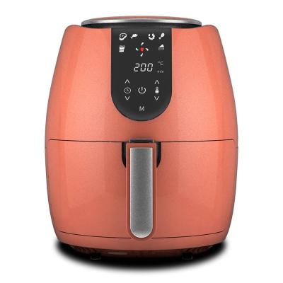 China Selling Hot Pink Touch Control Digital Touch Control Intelligent Electric Touch Screen Silver Peak Air Home Deep Fryer for sale