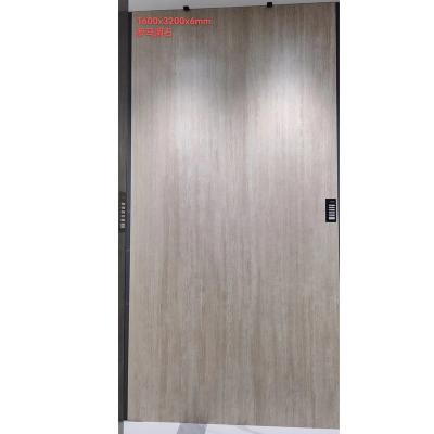 China 1600x3200x6mmmm modern beige agglomerated stone floor and wall tiles for sale