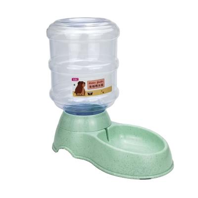 China Automatic 2024 Hot Selling Automatic Pet Food Water Dispenser Dog Drinking Water Bowl Pet Water Food Cabinet Portable Pet Food Dispenser for sale